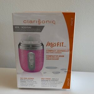 New CLARISONIC Mia Fit Daily Cleasing Face Brush Pink